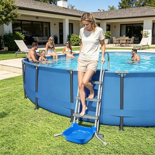 Baño de pies para piscina ergonómico y tina portátil de exterior para adultos en spa 3