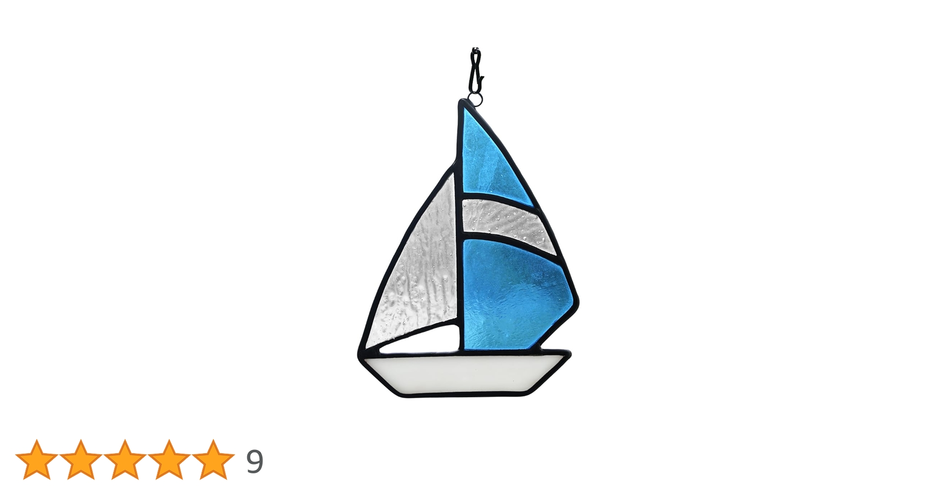 Amazon.co.jp: BOXCASA ヨット装飾 ステンドグラス サン