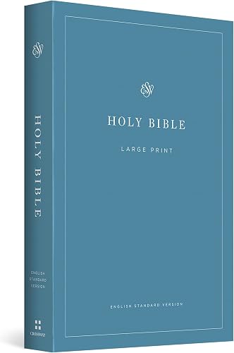 ESV Economy Bible, Large Print | Large Print, Economy Bible, English Standard Version, Blue/Gray