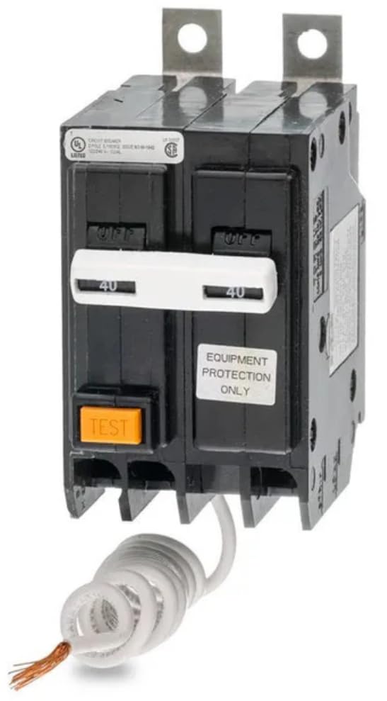 Generic QBGFEP2040 2 Pole 40 AMP GFI Equipment PROCTECTION
