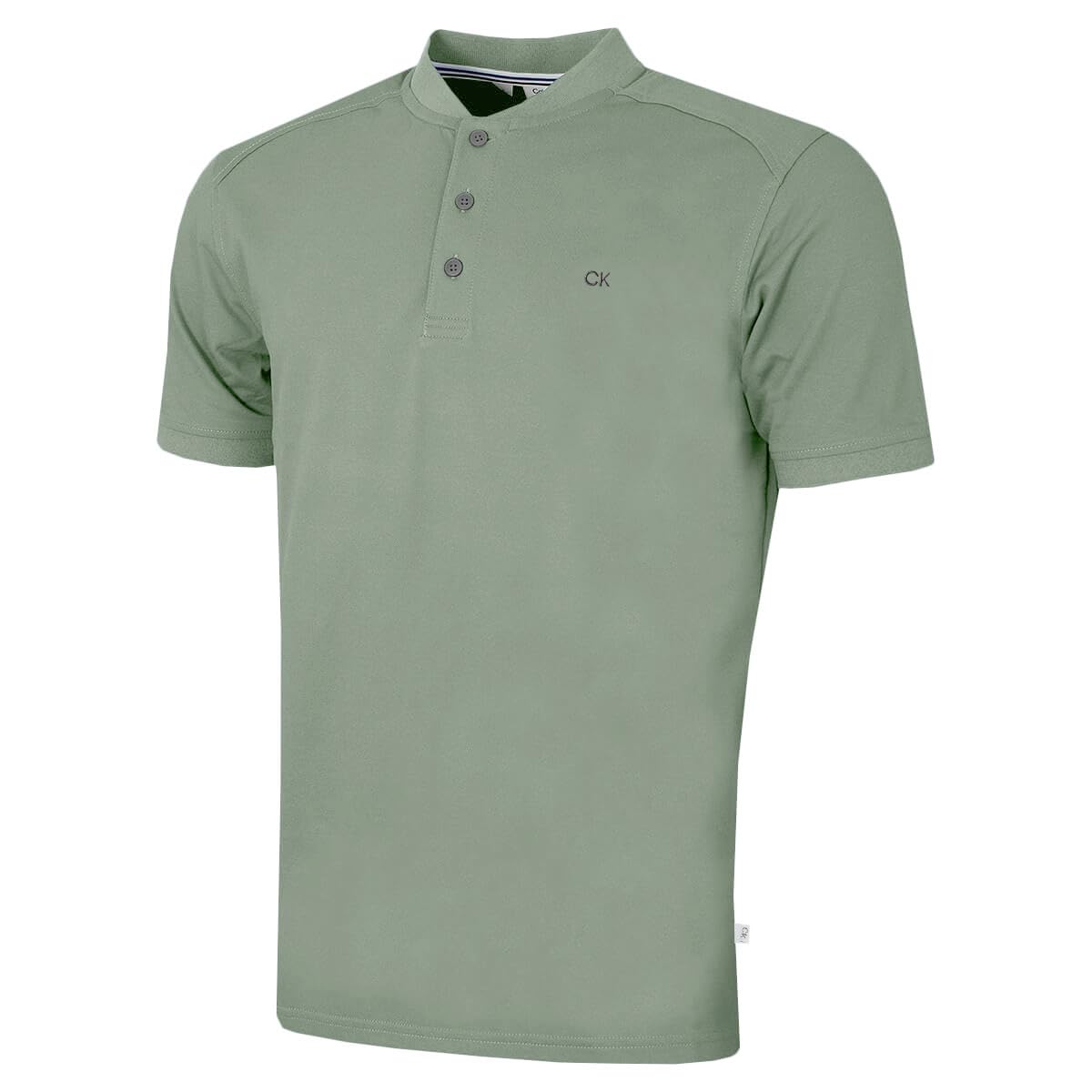 Calvin Klein (Xl, Sage) Mens 2026 Blade Collar Campus Golf Polo Shirt