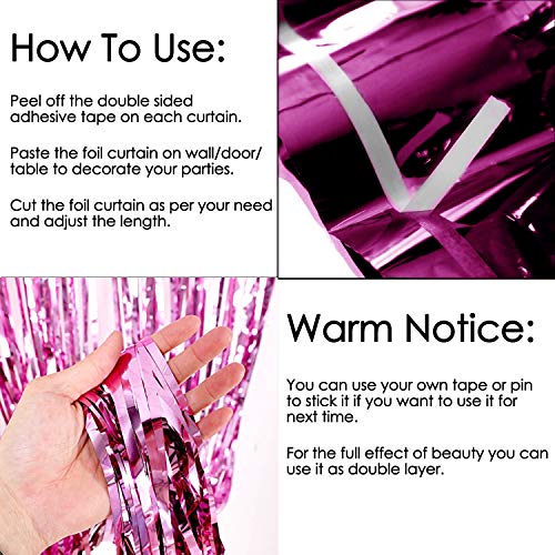 Image of Party Propz Happy Birthday Decoration Items Combo Kit- 17Pcs | Happy Birthday Banner Made of Metalic Golden Cardstock | Star Balloons for Decoration | Pink Foil Curtain for Decoration | Latex Balloons