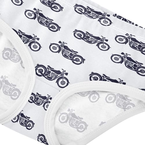 Girls' Underwear Motorcycle Cotton Stretch Comfort Toddler Panties4