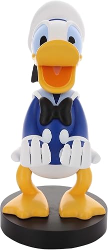 Exquisito juego Disney Classics Donald Duck - Controlador de juego original y soporte para teléfono, soporte para dispositivos, cable Guys, figura
