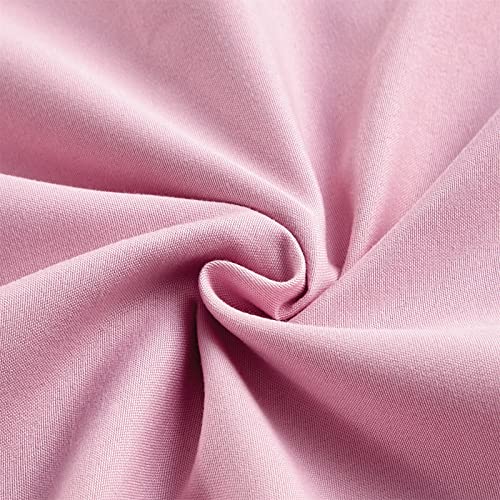 FreshCulture Twin Flat Sheets Only, Pack of 6, Soft Microfiber Bedding Sheets for Home, Salons, Hotels, Bulk Flat Sheets Only Twin Size (Dusty Pink) by FreshCulture - Image 4