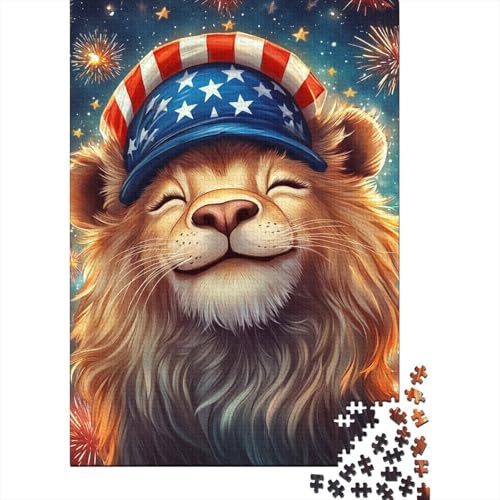 Puzzle de 1000 piezas de león, el regalo de estilo abstracto perfecto