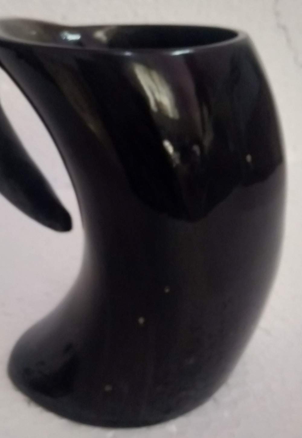 Carved viking Drinking Horn Mug Wolf Tankard for beer wine(SET OF 2 PCS)