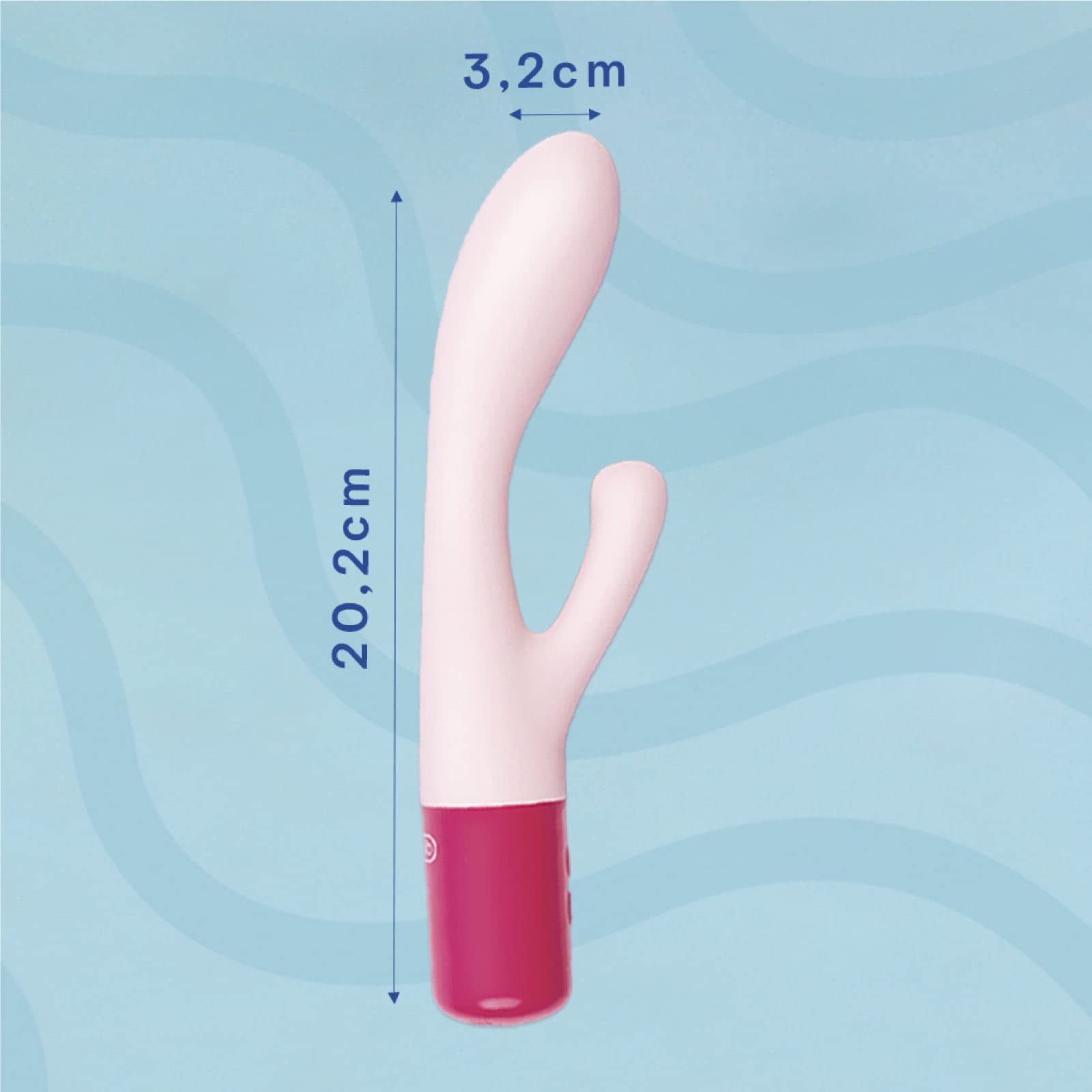 Durex Play Maxi Fun Vibratore Ricaricabile in Silicone Morbido Stimolatore Femminile Waterproof Dual Doppia Estremità + Crema Depilatoria Uomo Petto e Corpo Total Pro Idratante Pelli Sensibili 200ml