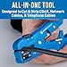 Jonard Tools UST-596 Universal Cable Stripper for RG59 and RG6 COAX, Network, and Telephone Cables