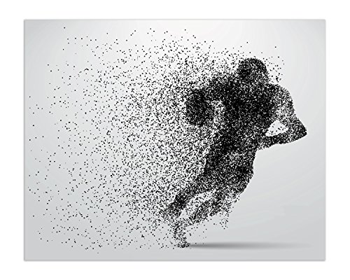 Football Wall Art - Football Posters - Football Room Decor, Sports Wall Decor - Football Poster, Football Themed Bedroom Decor - Football Wall Decor - Football Decor - Set Of 4 (8X10) Unframed #TOP5