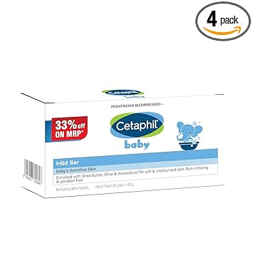 Cetaphil Baby mild Bar 4 * 100 gm - image, photos