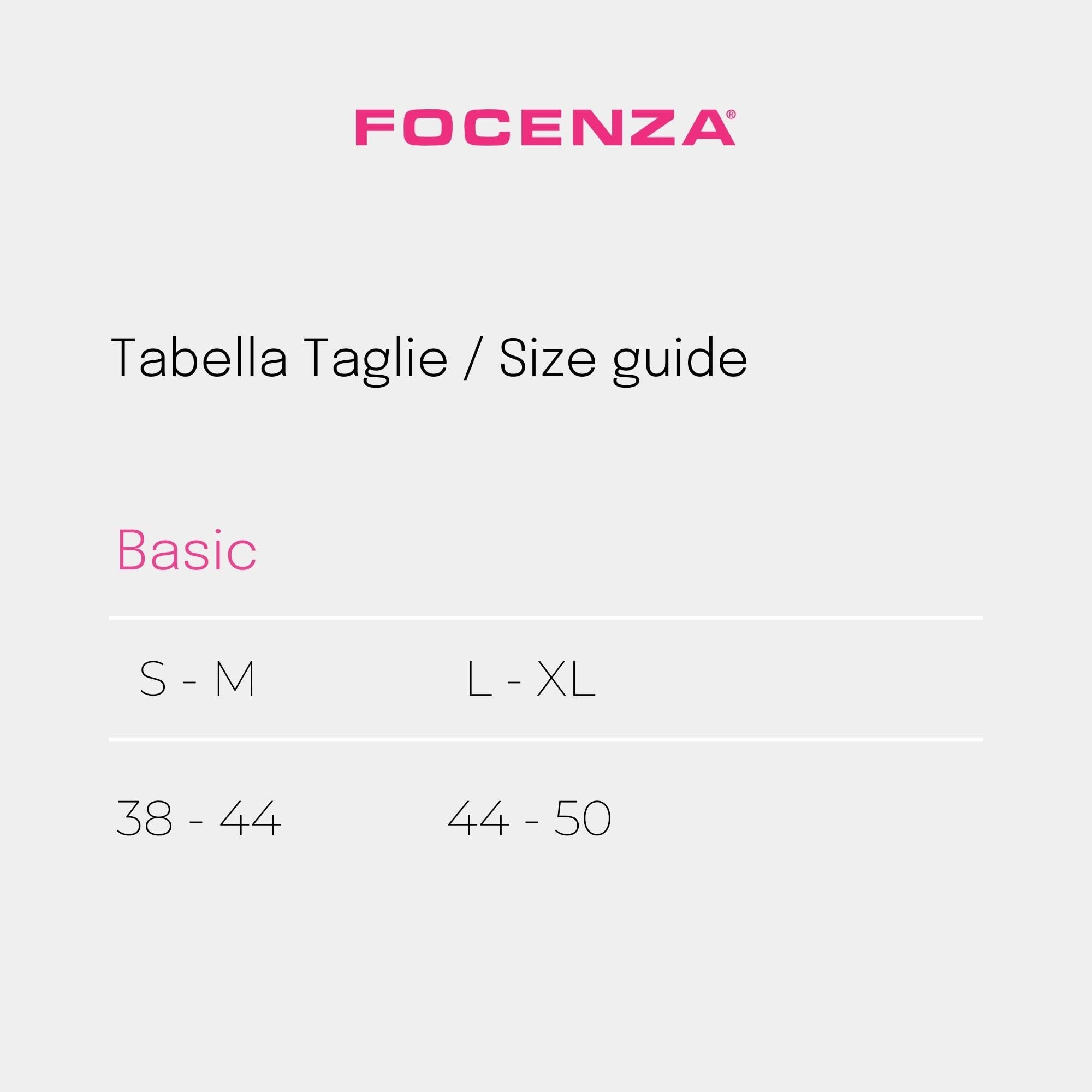 FOCENZA Sujetador Deportivo para Mujer con Efecto Moldeador y Push up de Microfibra elástica y Transpirable, Ideal para Deportes, Fabricado en Italia