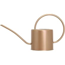 Indoor Watering Can for Houseplants- Long Spout Metal Watering Can for Indoor Plants,Succulents or Outdoor Garden Flower, 1.7L / 40 oz Gold