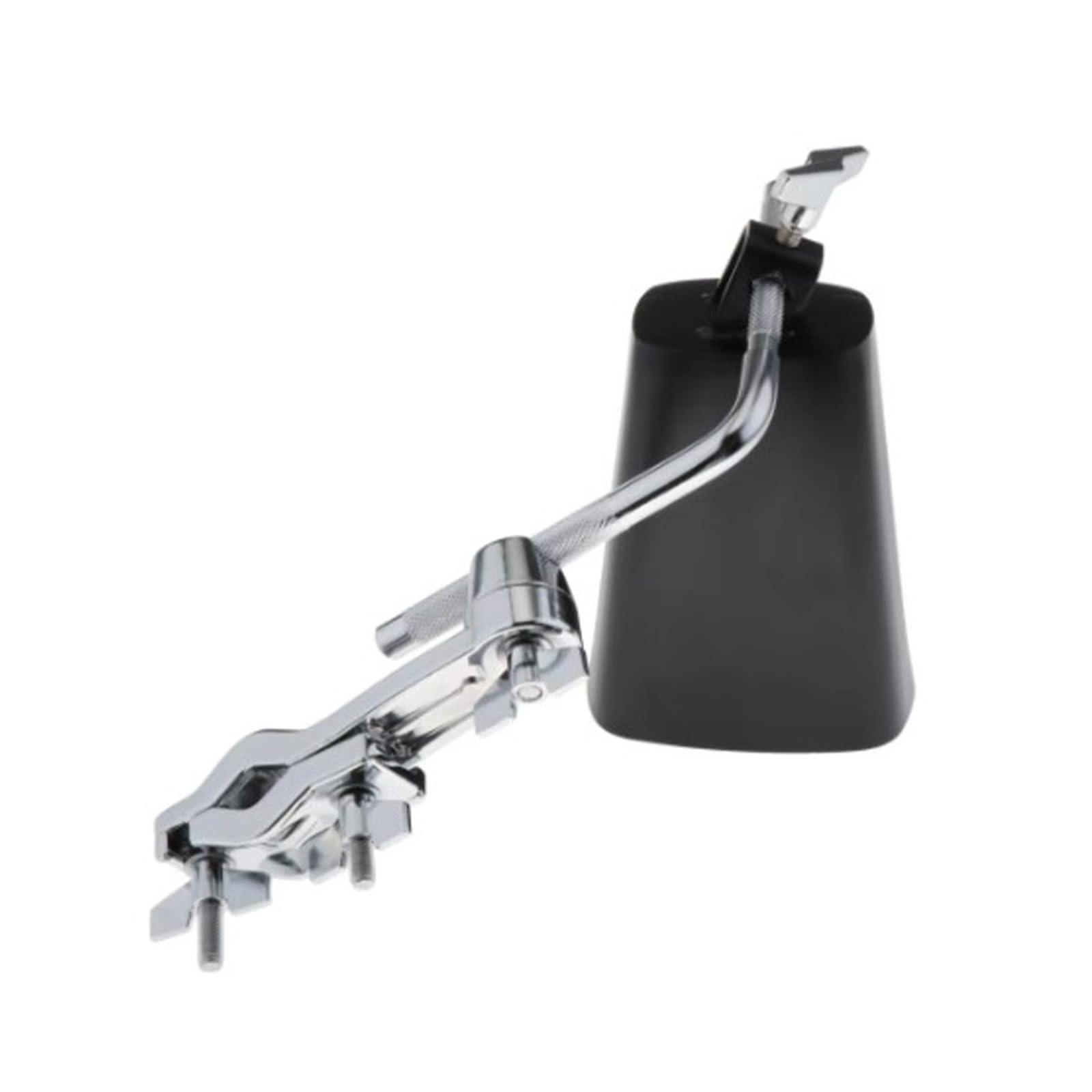 Verstellbare Metall-Cowbell-Klemme, L-Rod Percussion-Halterung, Cowbell-Halterung, Clip mit Trommel-Hardware, Schlagzeug-Zubehör