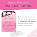 Hollywood Fashion Secrets Bra Converting Clips, Clear, Transform Your Bra Style and Lift, 2 Pack