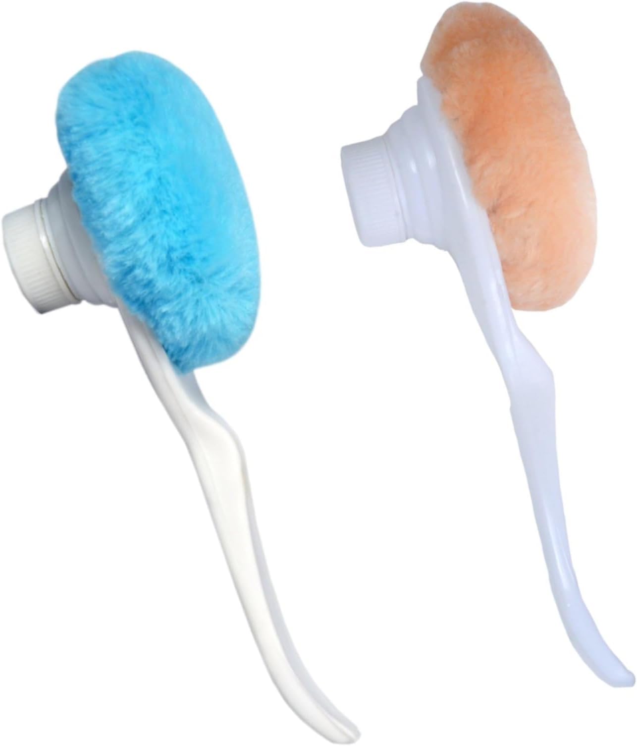 - The ChipmunK Store’s Makeup Powder puff Combo with handle (Blue, Peach)