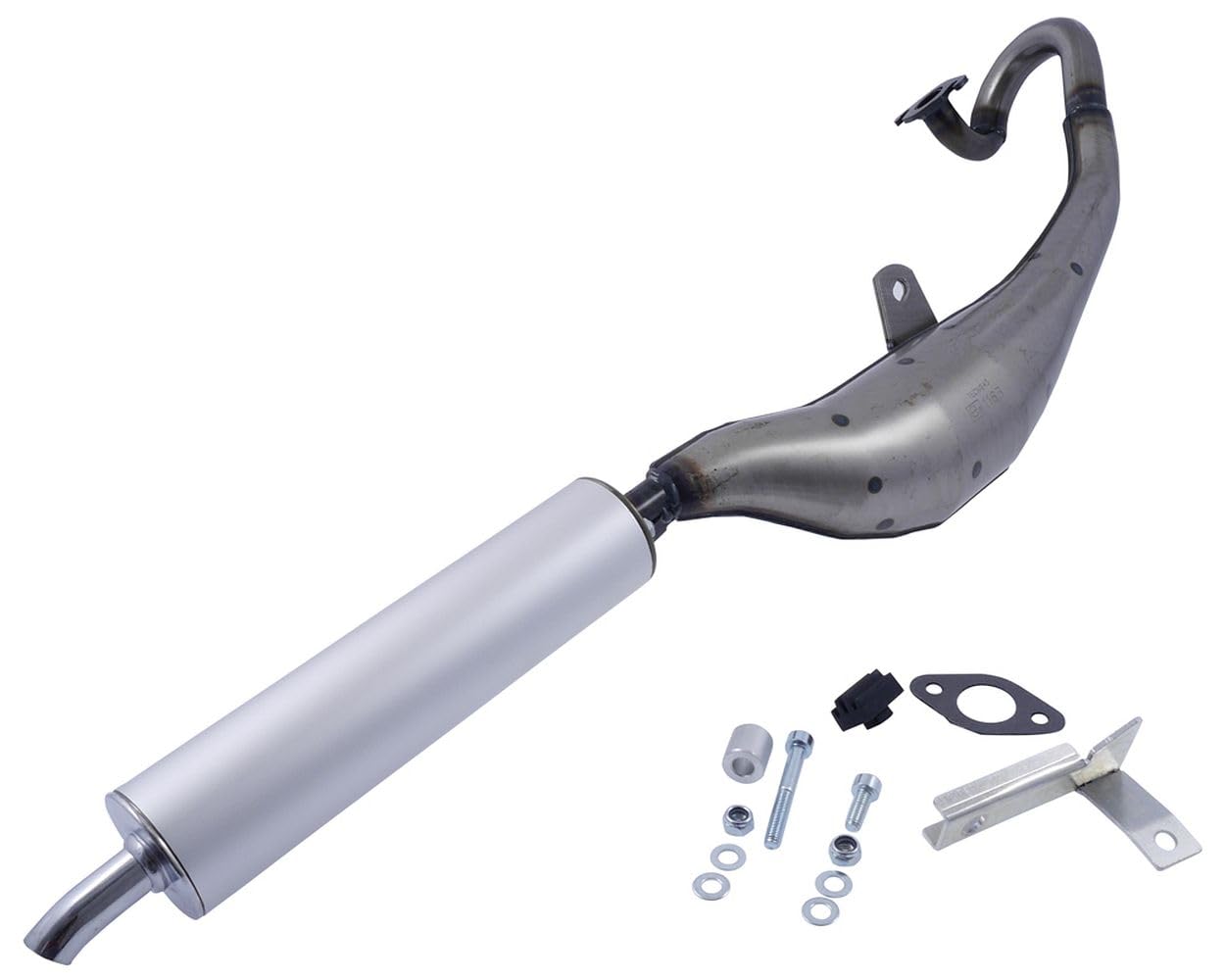 Échappement qtre gaz Next de r pour Honda Wallaroo 50 cc, Peugeot Fox, mobylette