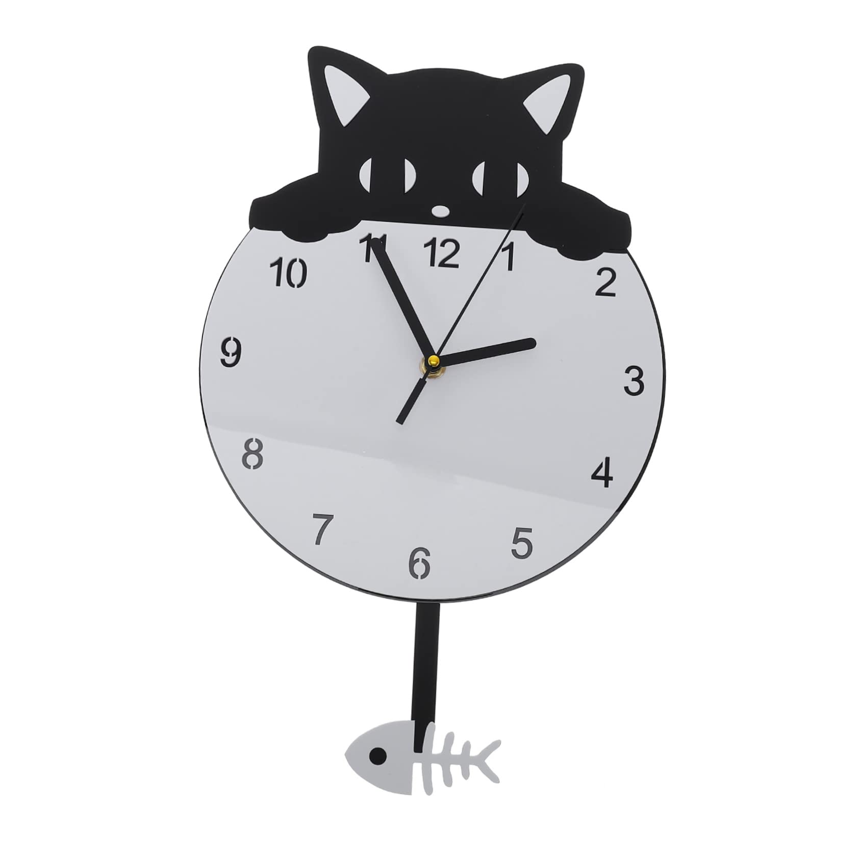 Horloge murale acrylique chaton une idée cadeau idéale pour les enfants