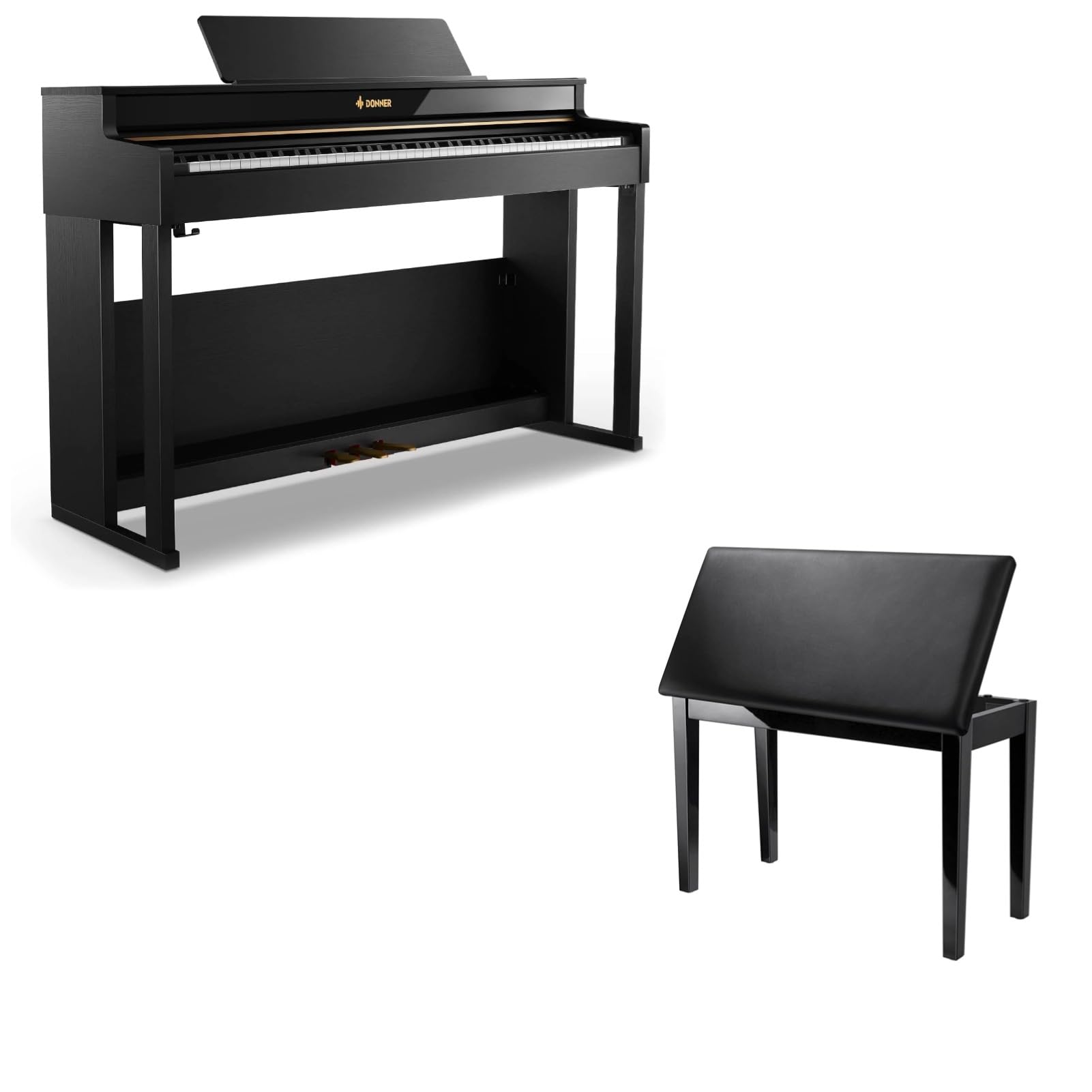 Amazon.com: Donner DDP-400 88 Key Digital Piano Weighted Keyboard+
