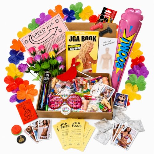 jameitopBauchladen Starter SET 80 Teile JGA Edition Junggesellenabschied Inhalt