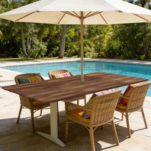 ARTSGOO Outdoor Tablecloth with Umbrella Hole and Zipper 48" x 24" by ARTSGOO - Used condition - Image 9