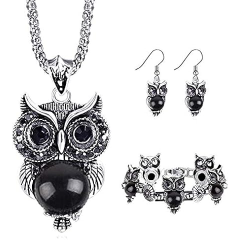 Miraculous Garden 3 Pack Owl Jewelry Sets Cover