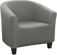 Vista 31 de SearchI Funda Elástica para Silla de Club, Fundas Extensibles para Silla Tipo Barril, Fundas Impresas para Silla Tub, Fundas de Spandex para Sillón
