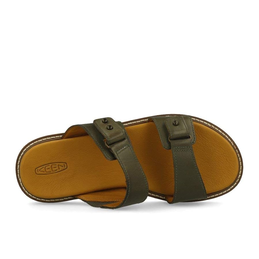 KEEN⭐︎レザーサンダル⭐︎LANA SLIDE Amazon.com | KEEN Women's Lana Slide Sandal, Green, 6