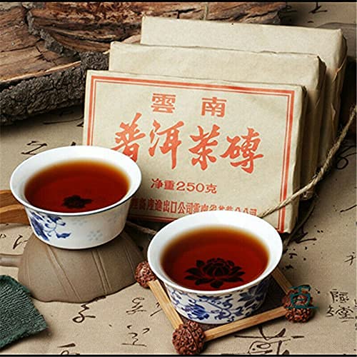 通用 Brick Tea 1999 Chino Antiguo orgánico Pu'er Famosa Marca de té 7581 PU Erh Tea Cake 250g - Imagen 7