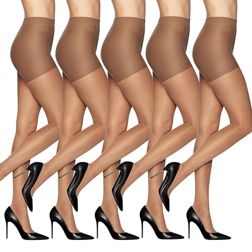 Image of L'eggs Sheer Energy Women's Medium Support Leg, Control Top, Sheer Toe, Compression Tights
