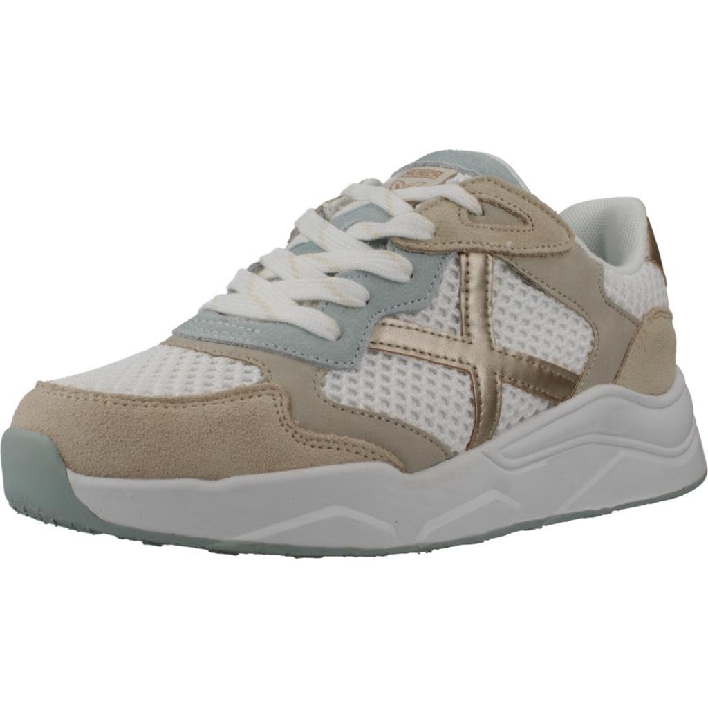 Munich Women's Mali 42 Sneaker, White, 8.5 UK