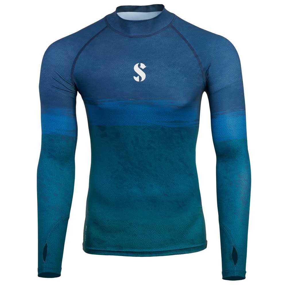 SCUBAPRO T-Flex Rash Guard a Manica Lunga UPF 50, Uomo