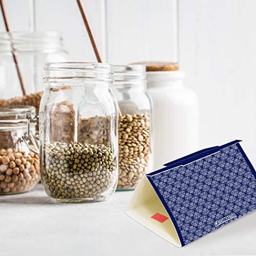 Decorative Pantry Moth Trap By Catchmaster - 6 Count, Ready To Use Indoors. Food Storage Premium Pest Insect Bug Infestation Pheromone Bait Odorless Attractant Lure Easy Non-Toxic #TOP3