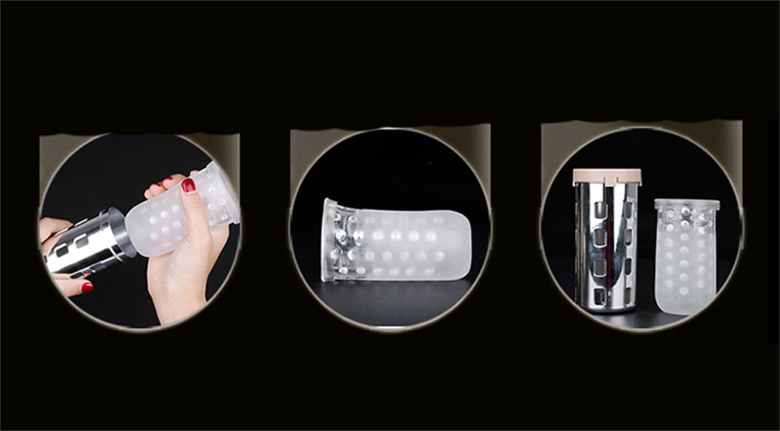 Amazon.com: Automatic Rotation Men's Fun Led Luminous Aircraft Cup Men's  Rechargeable Masturbator Electric Aircraft Cup Contains Soft Particle  Channels : Health & Household