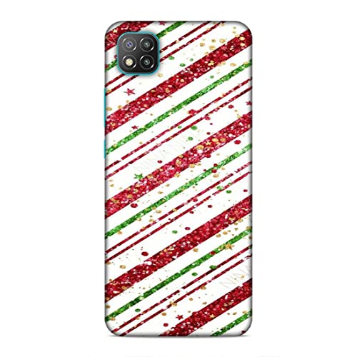 Image of Printed Mobile Back Hard Case Cover for Xiaomi Poco C3 | Glitter, Christmas, Stars, Shine A-2194