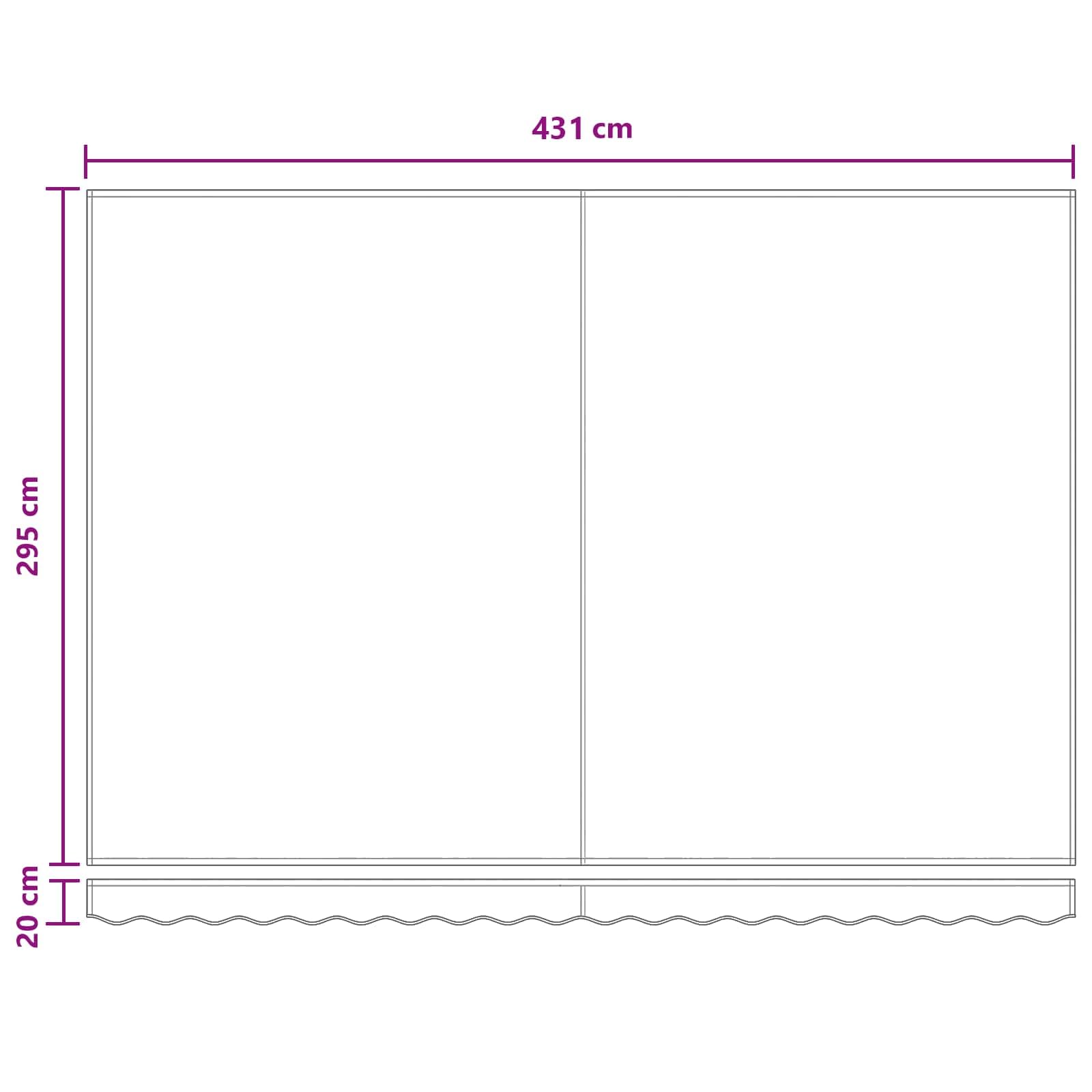 Einziehbare Gelenkarmmarkise 450x300 cm Hellgrau Weiß | Moderner Schattenspender für Terrasse und Garten. Mit flexibler Fernbedienung und robustem Aluminiumrahmen.