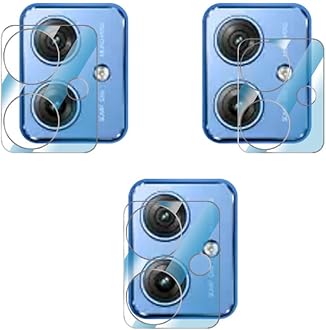 FCS | Pack of 3 | 9H Flexible Back Camera Lens Protector Screen Guard for Motorola Moto G14 (Not a Tempered Glass)