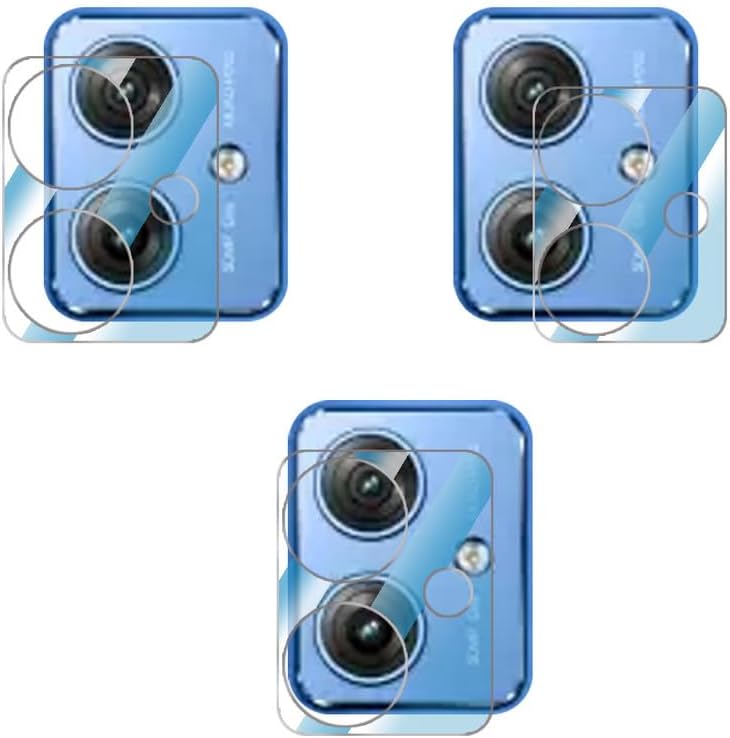 FCS | Pack of 3 | 9H Flexible Back Camera Lens Protector Screen Guard for Motorola Moto G14 (Not a Tempered Glass)