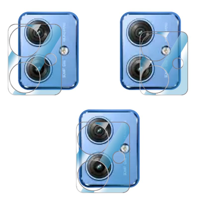 FCS | Pack of 3 | 9H Flexible Back Camera Lens Protector Screen Guard for Motorola Moto G14 (Not a Tempered Glass)