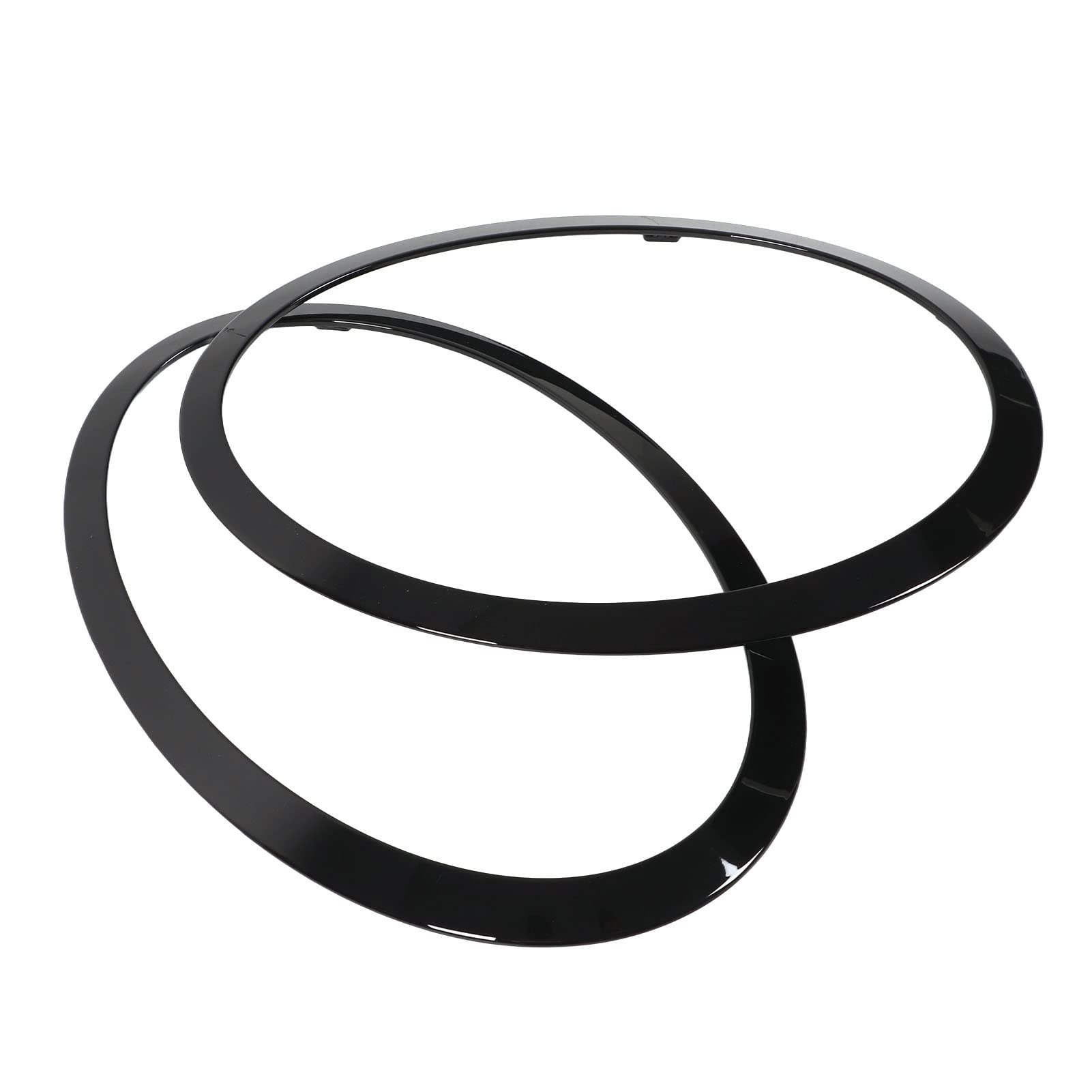 Festili Neri Lucidi e Rivestimenti Surround Cover per Mini F55 F56 F57 One S JCW 2014-2022 Accessori Esterni Automobilistici