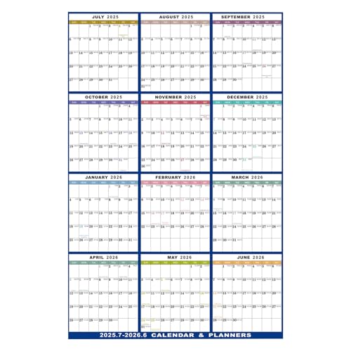 Riaisttd Calendario borrable de doble cara, calendario borrable de pared | Pizarra calendario de pared de borrado 12 meses - Planificador mensual reutilizable con escritura sin problemas para el hogar