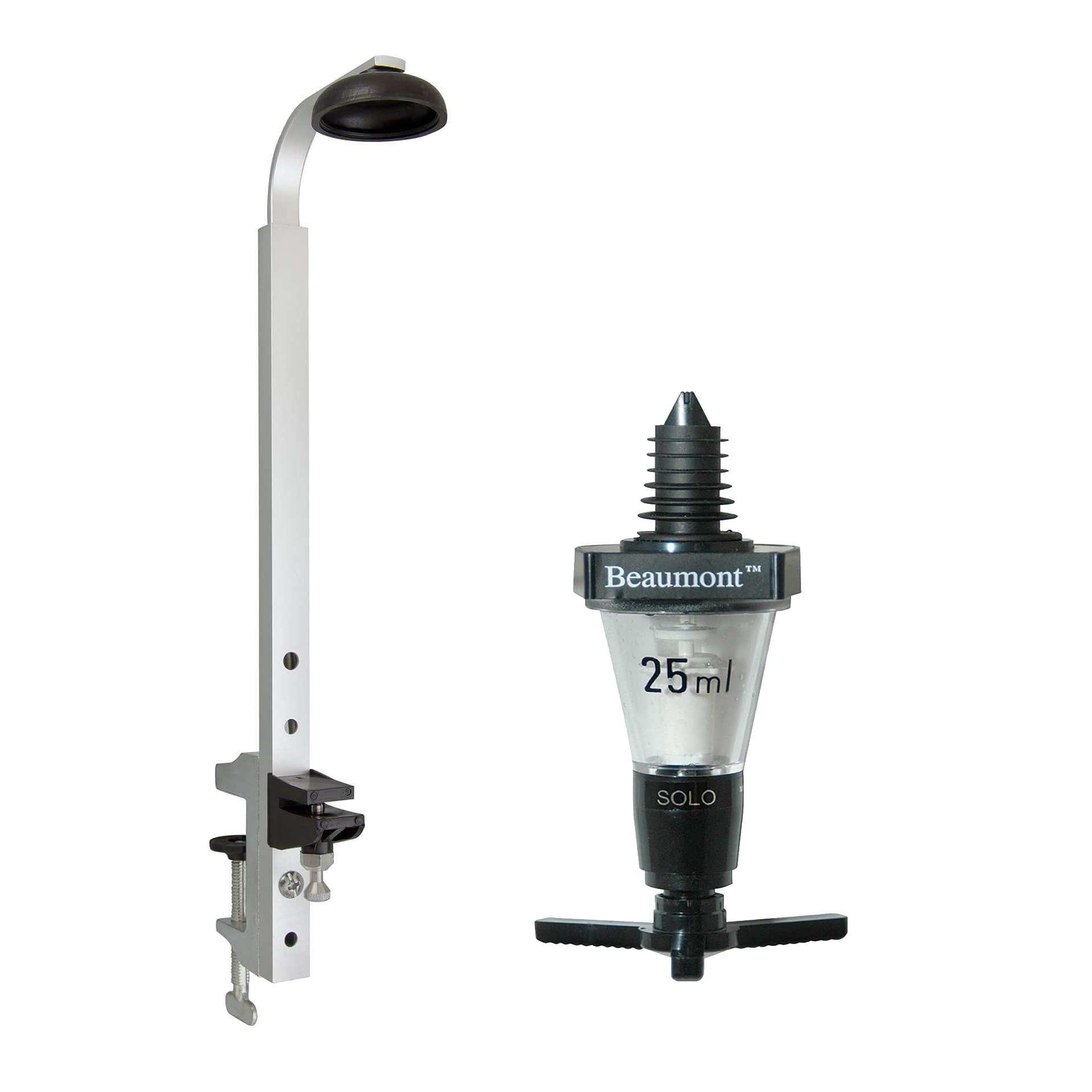 Gifts Direct 2 UDrink Dispenser | Standard Shelf Mounted Fixing Bracket | Single Bottle Rack (70cl/1 litre) | 1 x 25ml Bar Optic | Spirit Measure