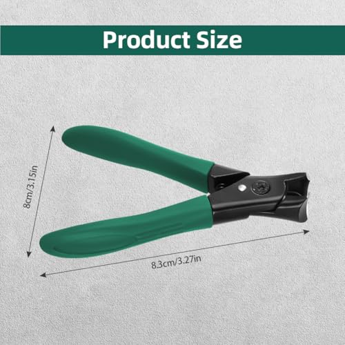 LOPHE Cortaúñas Sin Salpicaduras, Antideslizante Corta Uñas Adulto, Nail Clippers Cortauñas de Uso Rudo para Uñas Gruesas, Cortauñas Profesional para Mujeres, Hombres y Ancianos, Verde - imagen 3