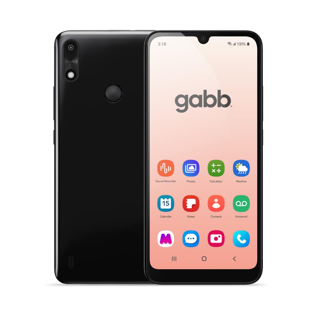 Gabb Phone 4: The Perfect First Phone for Kids - Safe Apps, No Social Media/Internet Browser, GPS Tracking, Parental Controls, Talk & Text, 30 Activation Fee