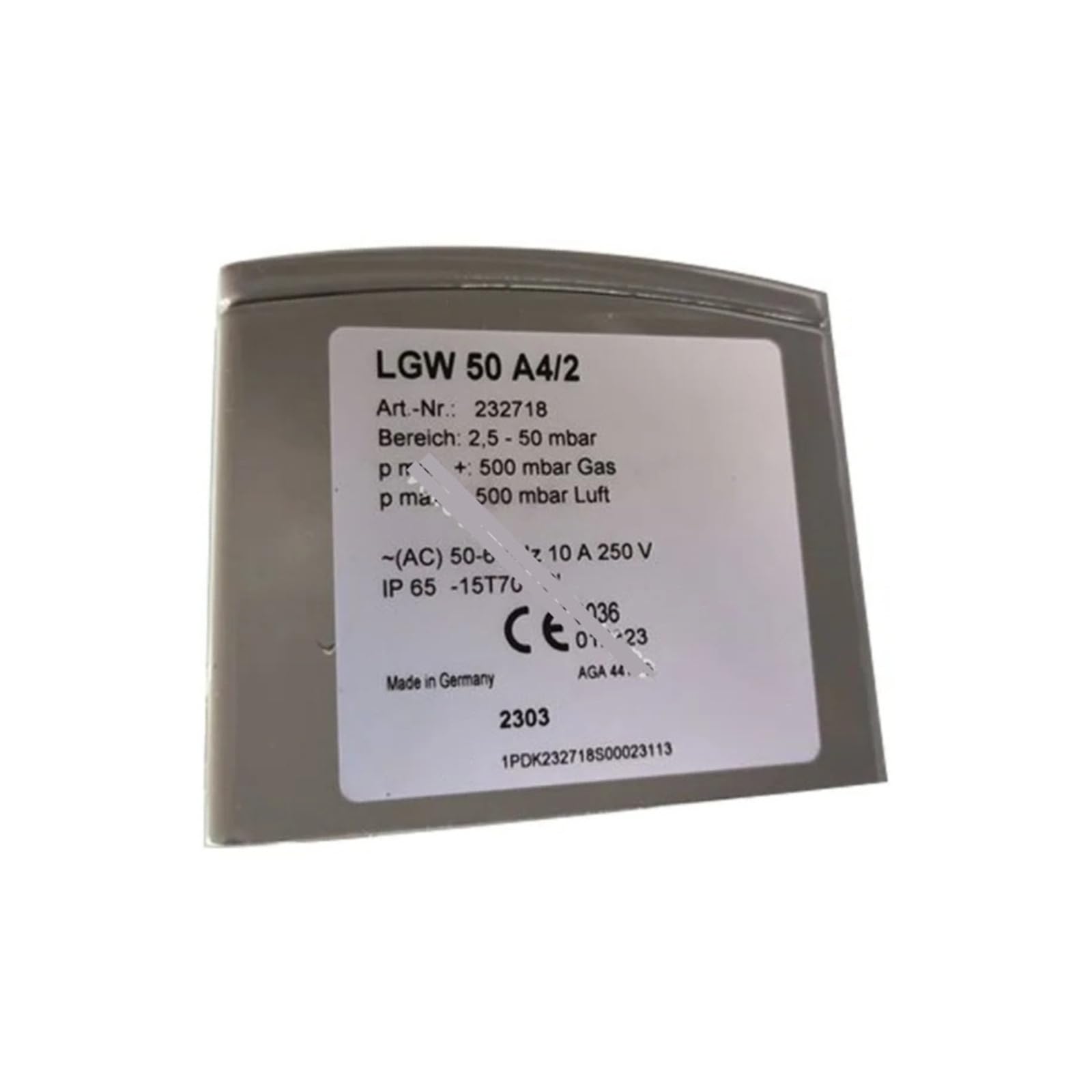 Presostato LGW 50 A4/2 232718 Interruptor original Presostato eléctrico