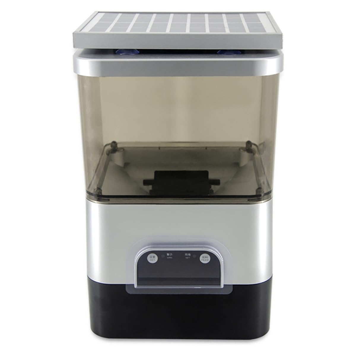 Distributore automatico di mangime per pesci - Grande capacità 10 litri, di Grande capacità, Ideale per acquari, Carpe Koi, Pesci Rossi e laghetti Esterni