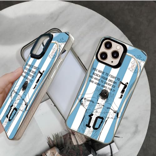 for iPhone 13/14 Legend Star Jersey No.10 Soccer Phone Case