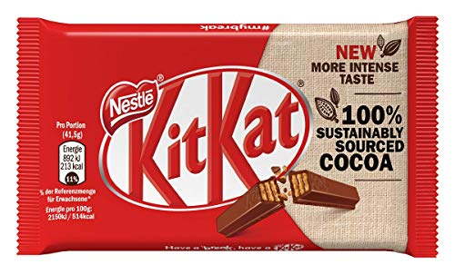 Nestle KitKat chocoladegrendel, melkchocolade, verpakking van 24 (24 x 41,5 g) grote verpakking - Afbeelding 4