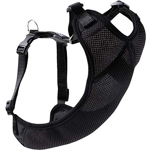 Image of Canine Friendly Vented Vest Harness, Medium, Black