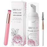 wimpernverlängerung set online shop 🌸TIEFENREINIGUNG UND ERNÄHRUNG: Perfekt entwickelt, um angesammeltes Fett und abgestorbene Hautzellen ohne Anstrengung zu reinigen! Es entfernt Schmutz, feine Partikel und alle Arten von kosmetischen Rückständen. Und nährt Ihre Wimpern und verlängert die Lebensdauer natürlicher und künstlicher falscher Wimpern.